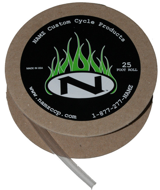 Namz Custom Cycle - NCCR-2502 - 1/4" Id Clear Heat Shirnk 2:1 Ratio 25' Spool
