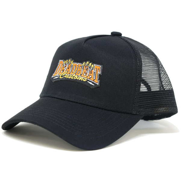 Deadbeat Customs Claws Black Snapback W/ Curved Brim