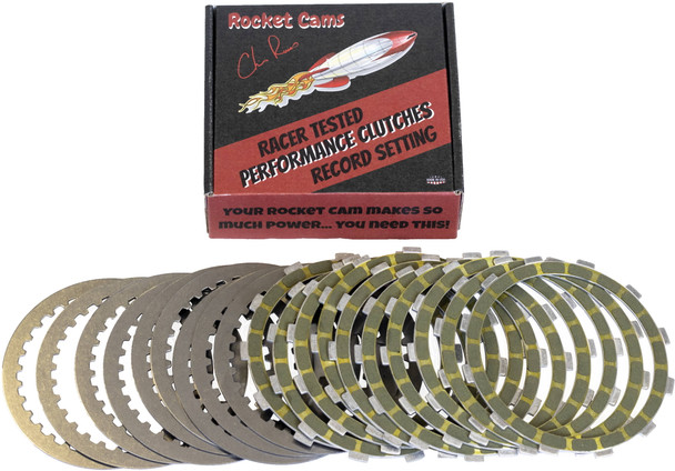 Rocket Performance Garage Llc - 41-4002 - Performance Clutch Kit Twin Cam/Bt 98-17 Ex M8