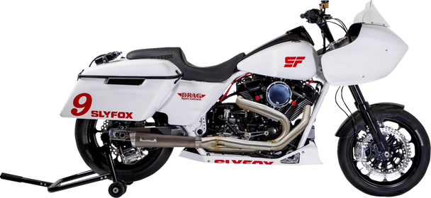 Slyfox - Stainless Steel 2-into-1 Exhaust System '17 & Up Harley Touring Models