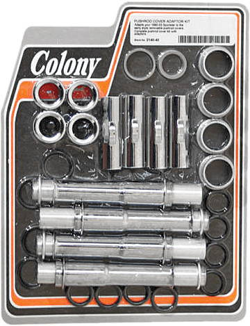 Colony Machine - 2140-40 - Pushrod Cover Conversion Kit W/Adaptor 90-03 Xl