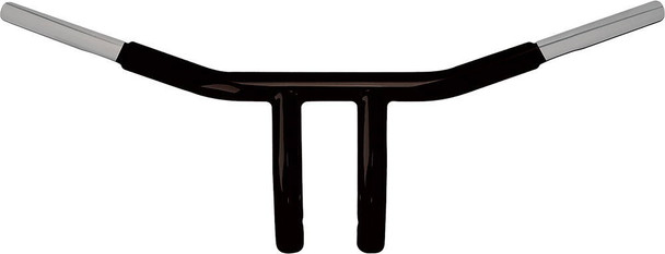 Wild 1 - WO500B - Chubby 6" Riser Drag Bar Satin Black