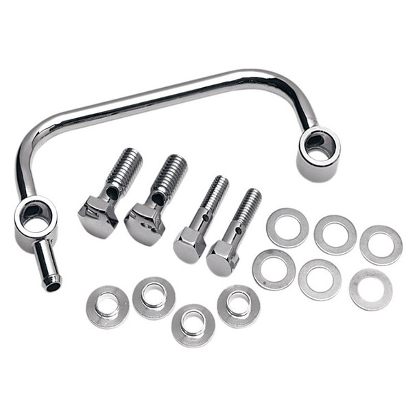 Drag Specialties - Crankcase Breather Kit fits '93-'17 Big Twin Models (Exc. '17 FXDLS, '16-'17 Softails & '08-'17 Dressers)