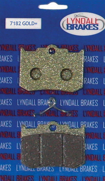 Lyndall Brakes - 7182 GOLD+ - Brake Pad G+ Pm 4Pst