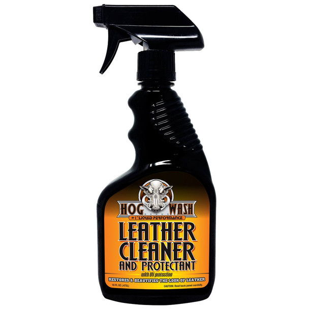 Hog Wash - HW0549 - Leather Cleaner & Protectant W/Uv Protection 16Oz