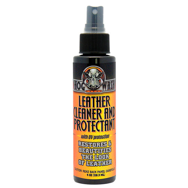 Hog Wash - HW0547 - Leather Cleaner & Protectant W/Uv Protection 4Oz
