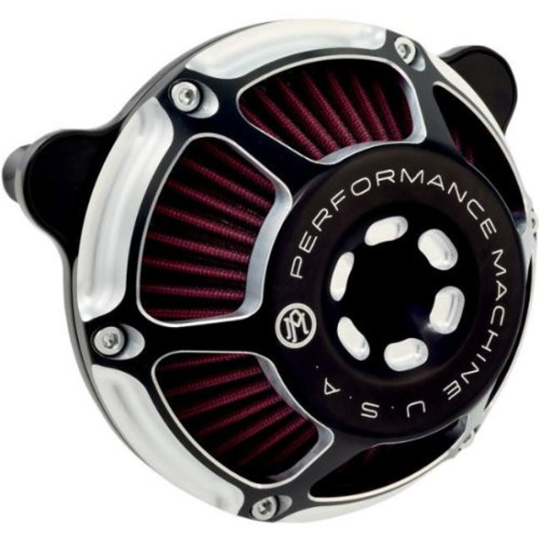 Performance Machine - Max HP Air Cleaner Contrast Cut - fiits '93-'17 Harley Big Twin