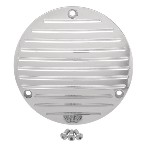  Pro-One - Millennium Derby Cover fits '70-'98 Big Twin Models - Chrome 