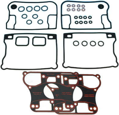 James Gaskets - 17042-92 - Gasket Rocker Cover W/Paper Rkr Base Kit 17042-92