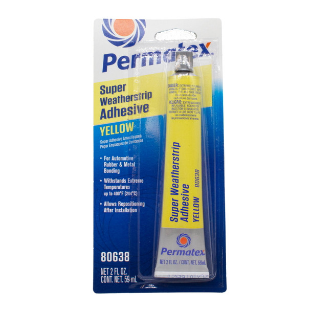Permatex - 80638 - Super Weather Strip Adhesive 2Oz