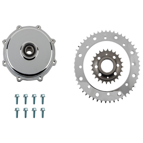  Drag Specialties - Chain Conversion Sprocket Kit fits '17-'23 Touring Models W/ Cush Drive 