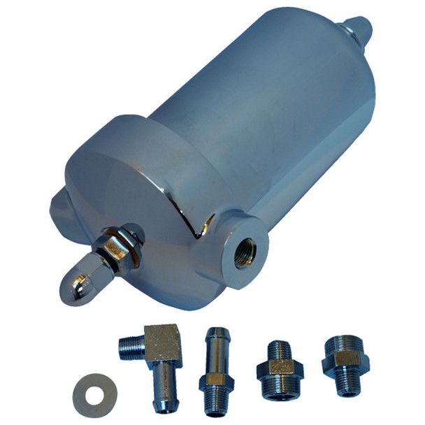 Drag Specialties - Oil Filter Assembly fits '40-'84 Touring Models 