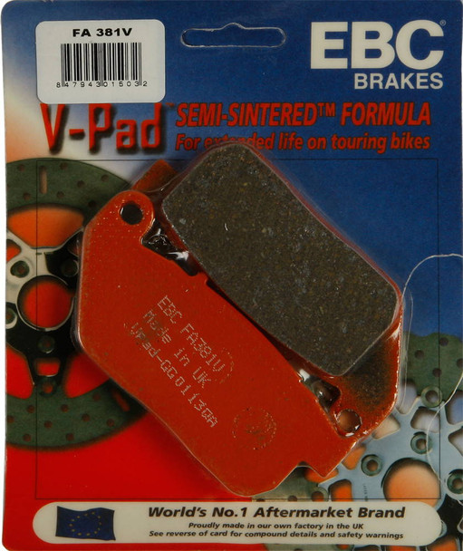 Ebc - FA381V - Brake Pads Fa381V V-Series
