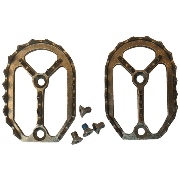 Drag Specialties - Teeth & Screws for Qualifier Foot Rest