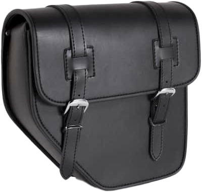 Customacces - APM002N - Ibiza Saddlebag Black Left W/O Base +Support