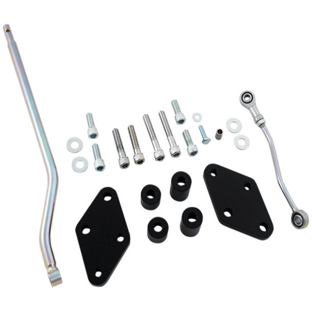 Drag Specialties - Reduced Reach Forward Control Relocation Kit fits '14-'22 Sportster Models W/ OEM Forward Controls