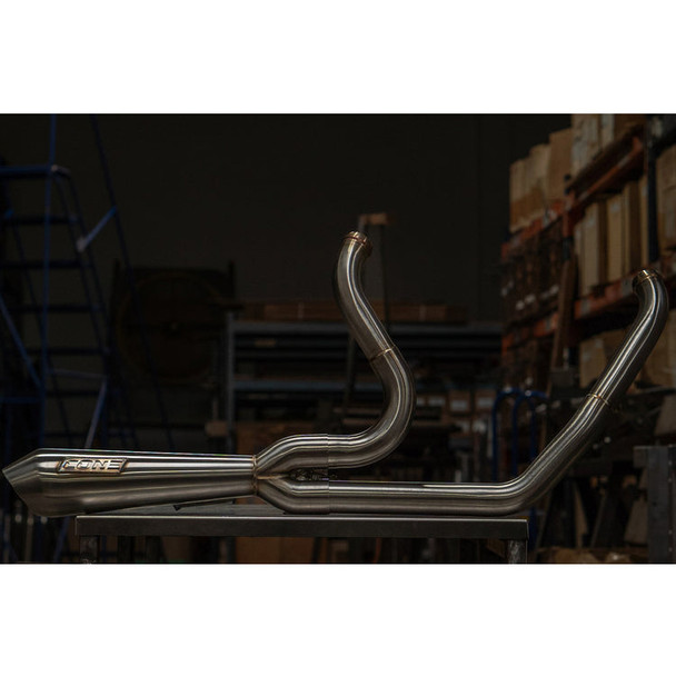 Cone Performance - 2-1 Exhaust System fits 2017+ HD Touring Cone Sweeper