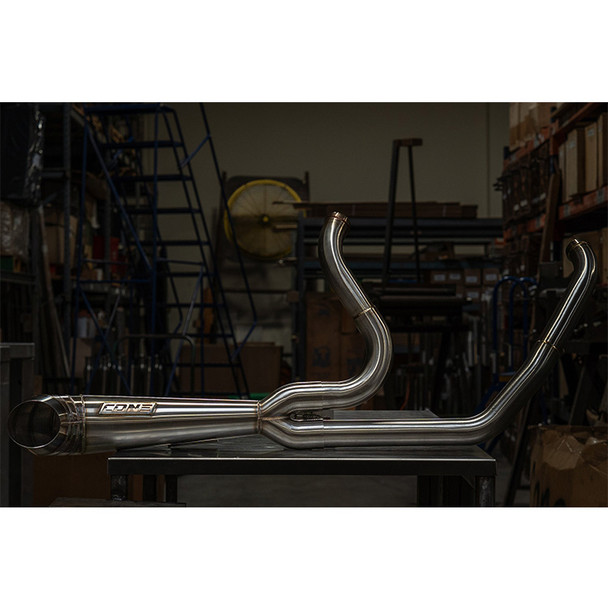 Cone Performance - 2-1 Exhaust Systems fits 2018+ HD M8 Softail Cone Turnout