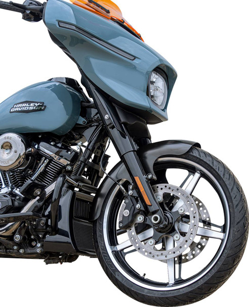 Klock Werks - KWF-01-0325 - Performance Bagger Front Fender - Black - 21"