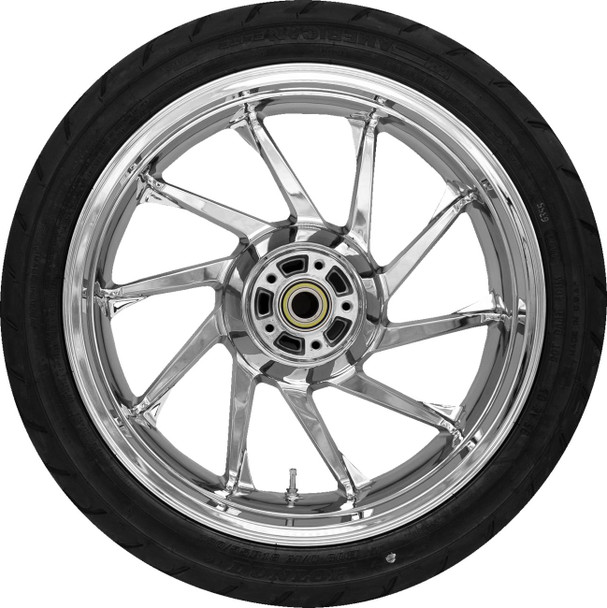 Coastal Moto - PKG2-HUR185CH-ABST - Hurricane Rear Wheel - Chrome (18") | Dunlop AE2 Tire (180/55B18)