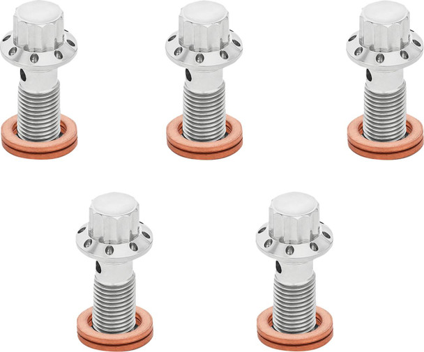 Arlen Ness - 300-860 - Banjo Bolt 5-Pack - M10x1.25 - Polished