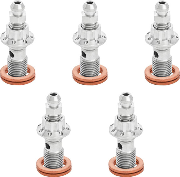 Arlen Ness - 300-866 - Banjo Bolt 5-Pack - 10mm - Polished