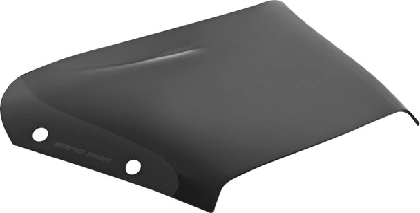 Memphis Shades - MEP88610 - Spoiler Windshield - 2" - Dark Black Smoke - FLHX