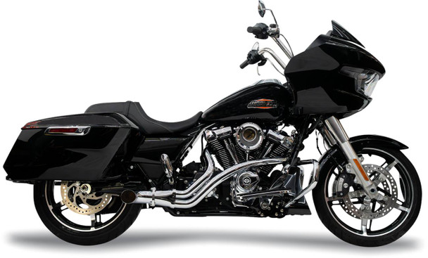 Trask - TM-5765CH - 2-into-1 BMF Exhaust System - M8 - Chrome