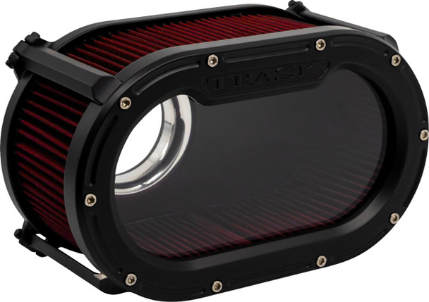 Trask - Flat Black Big Papi High-Flow Air Cleaner for Harley M8 Gen 2 Models