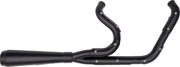 Trask - TM-5000BKBK - 2-into-1 Assault Exhaust System - Full Black on Black