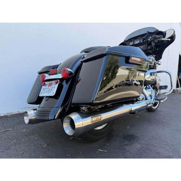 Cone Performance - 4.5" Stainless Steel Slip-On Big ED Exhaust Systems fits '95-'16 Harley Touring Models