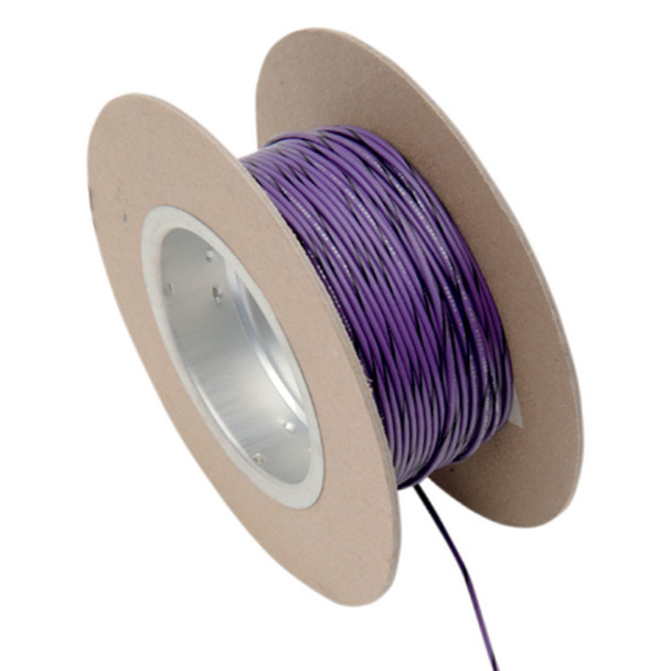 Namz - 18-Gauge OEM Color Wire 100' Length - Violet/Black