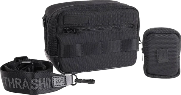 Thrashin Supply Co. - THB-0037 - Crossbody Handlebar Bag - Black/Pink