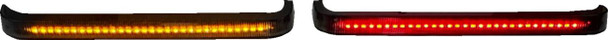 Custom Dynamics - CD-LPDC-2026-S - Saddlebag Lights - Low Profile - Amber/Red LEDs - Smoke Lens