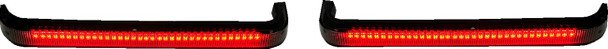 Custom Dynamics - CD-LP-2026-S - Saddlebag Lights - Low Profile - Red LEDs - Smoke Lens