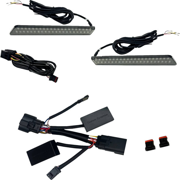 Custom Dynamics - CD-LATCH-2026-S - Saddlebag Latch Light - LED - Smoke Lens