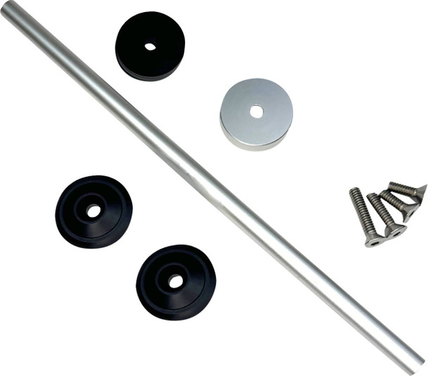 Custom Dynamics - CD-AC-B - Front Axle Cover Kit - Black - M8