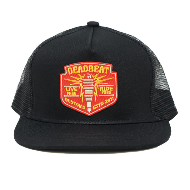  Deadbeat Customs Ignite Black Snapback Hat 