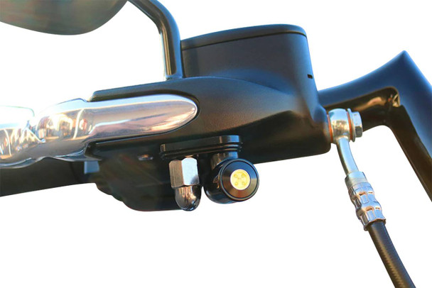 Paul Yaffe Bagger Nation - PYO:LB-PM-DRL-B - Lightning Bullet Pro - Amber/White - Black