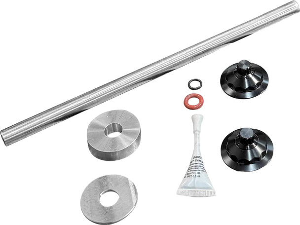 Paul Yaffe Bagger Nation - PYO:YTPR-18L-BK - Axle Cover Kit - Y-Axle Rod - Front - Standard/12 Point - Black