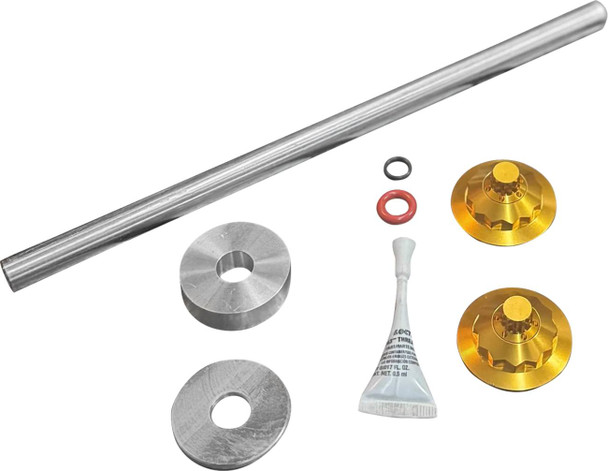 Paul Yaffe Bagger Nation - PYO:YTPR-18L-GD - Axle Cover Kit - Y-Axle Rod - Front - Standard/12 Point - Gold