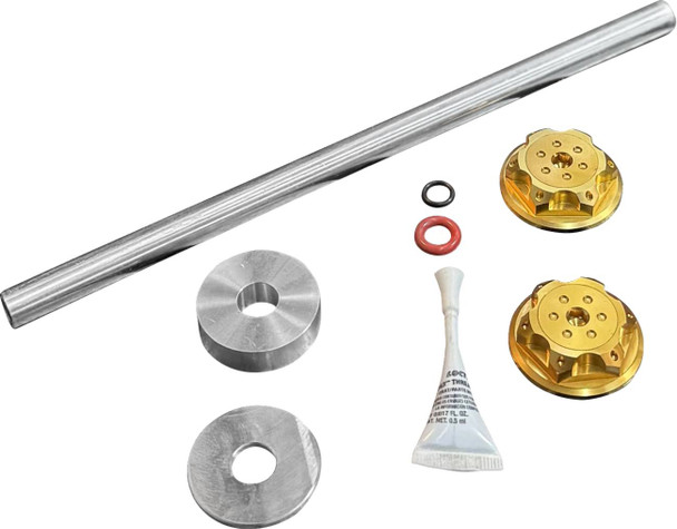 Paul Yaffe Bagger Nation - PYO:YHTR-18L-GD - Axle Cover Kit - Y-Axle Rod - Front - Standard/Turret - Gold