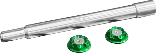 Paul Yaffe Bagger Nation - PYO:YAXLE-07-HT-GN - Y-Axle with Turret Style Axle Cover Kit - Custom - Front - Green - 1"