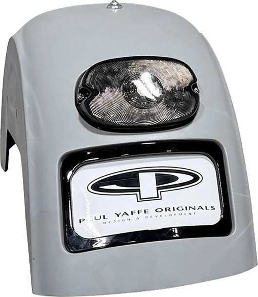 Paul Yaffe Bagger Nation - PYO:FF-B-S - French Fix Rear Fender - Black Plate Frame - Smoke Tail Light - HD Softail