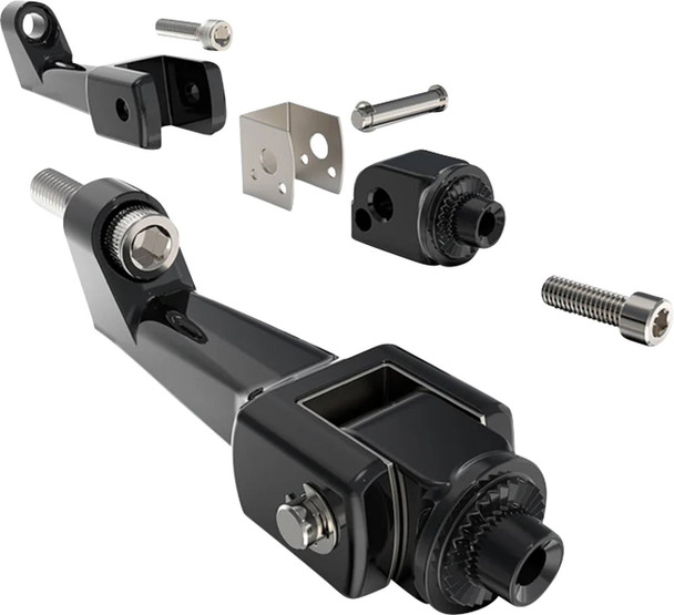 Ciro - 61827 - Floorboard Mounting Brackets - Passenger - Black