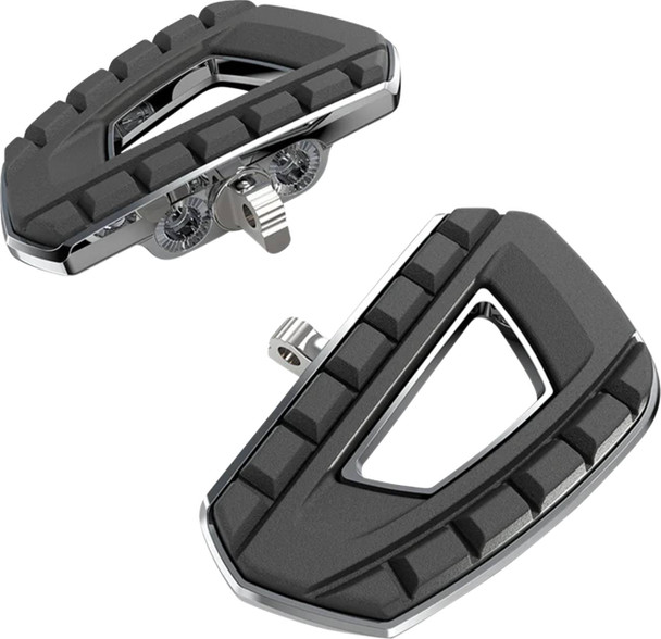 Ciro - 61805 - Chicane™ Mini Floorboards - with HD Adapters - Chrome