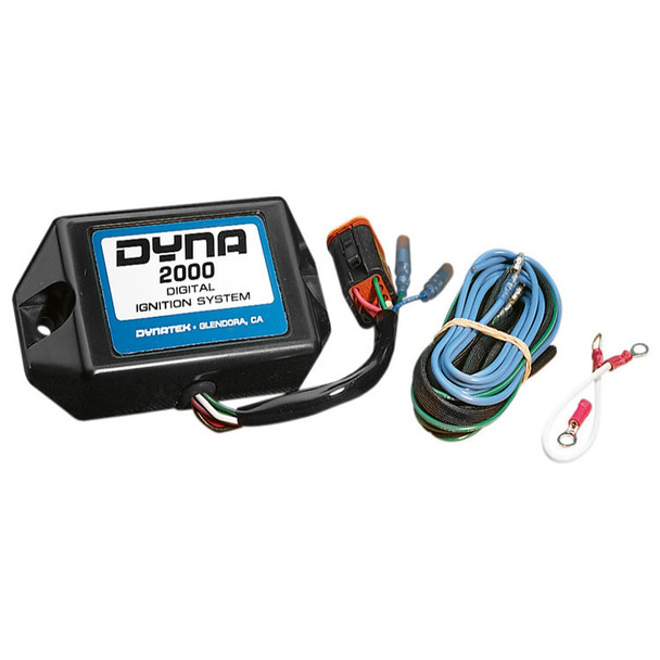  Dynatek - 2000-HDE PC-Programmable Digital Ignition Module fits L'94-'99 Twin Cam & '94-'97 Sportster Models For Single- or Dual-Fire System (W/ 8-Pin) 