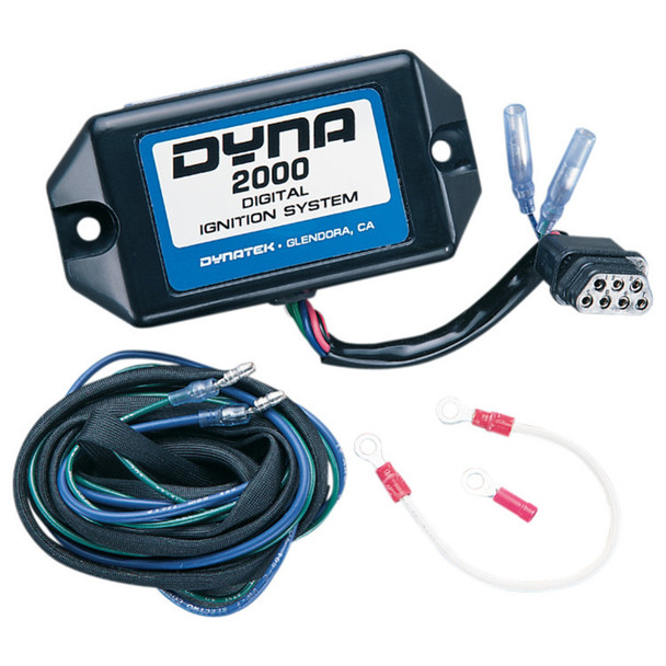 Dynatek - 2000-HDE PC-Programmable Digital Ignition Module fits E'91-'95 Twin Cam & '90-'93 Sportster Models For Single- or Dual-Fire System (W/ 7-Pin)