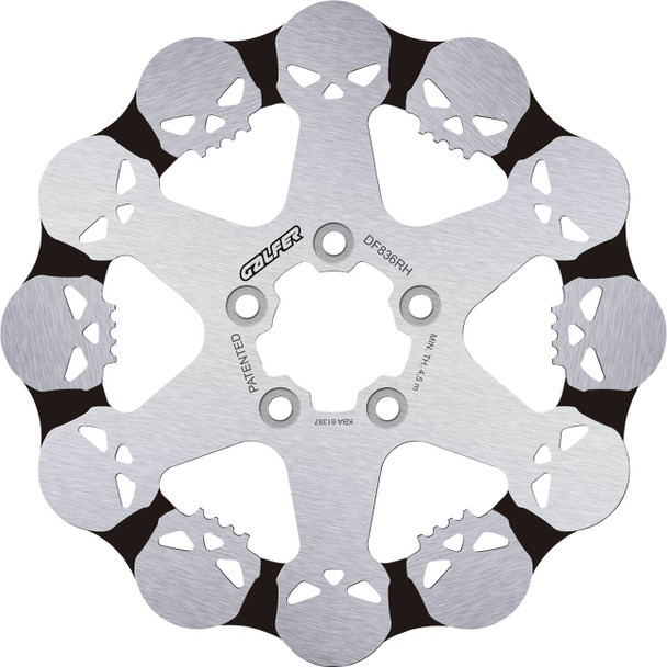 Galfer - DF836RH - Brake Rotor - Fixed - Rear