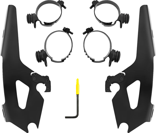 Memphis Shades - MEB2079 - Fats/Slim Trigger-Lock Mount Kit - Black - Fits 2020-2026 Low Rider S FXLRS